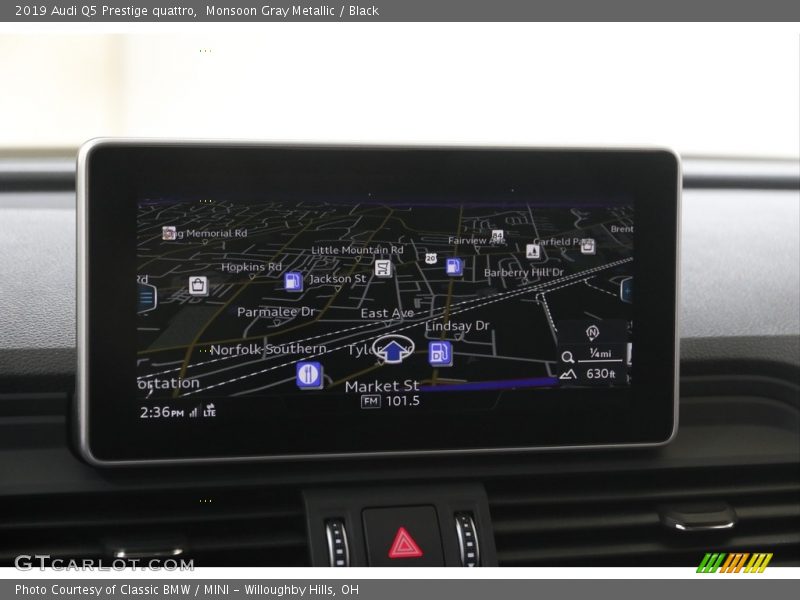 Monsoon Gray Metallic / Black 2019 Audi Q5 Prestige quattro