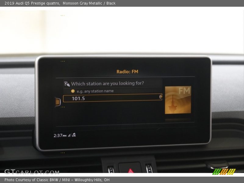 Monsoon Gray Metallic / Black 2019 Audi Q5 Prestige quattro