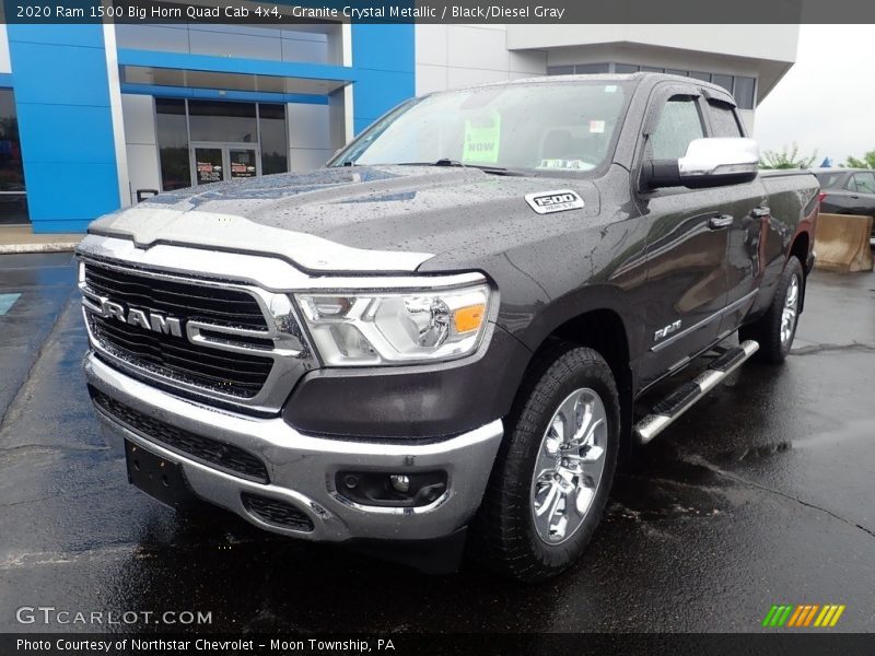 Granite Crystal Metallic / Black/Diesel Gray 2020 Ram 1500 Big Horn Quad Cab 4x4