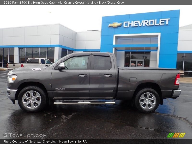 Granite Crystal Metallic / Black/Diesel Gray 2020 Ram 1500 Big Horn Quad Cab 4x4