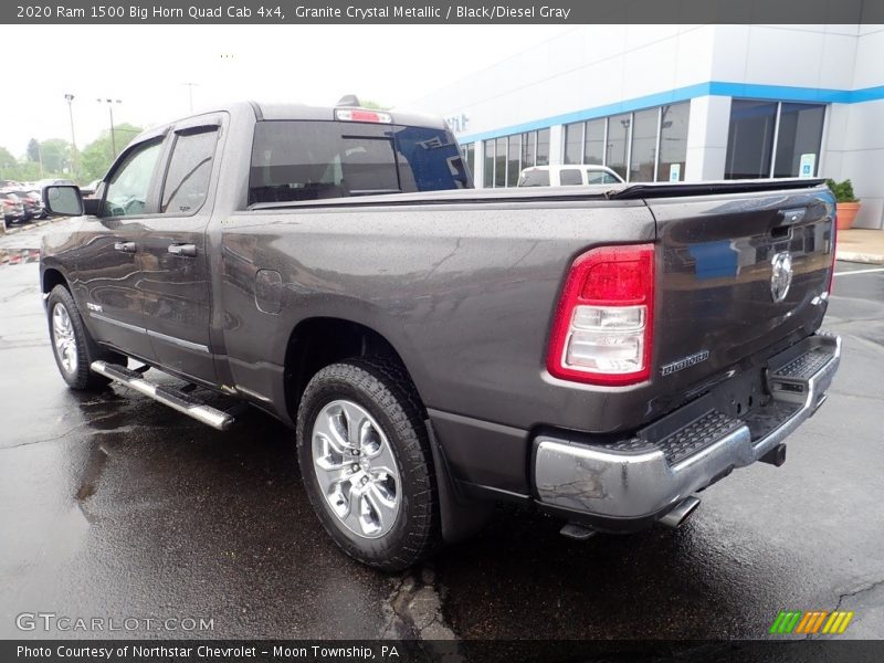 Granite Crystal Metallic / Black/Diesel Gray 2020 Ram 1500 Big Horn Quad Cab 4x4
