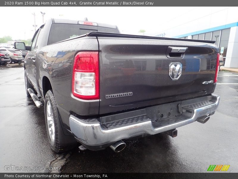 Granite Crystal Metallic / Black/Diesel Gray 2020 Ram 1500 Big Horn Quad Cab 4x4