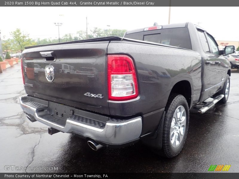 Granite Crystal Metallic / Black/Diesel Gray 2020 Ram 1500 Big Horn Quad Cab 4x4