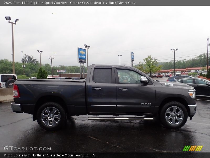 Granite Crystal Metallic / Black/Diesel Gray 2020 Ram 1500 Big Horn Quad Cab 4x4