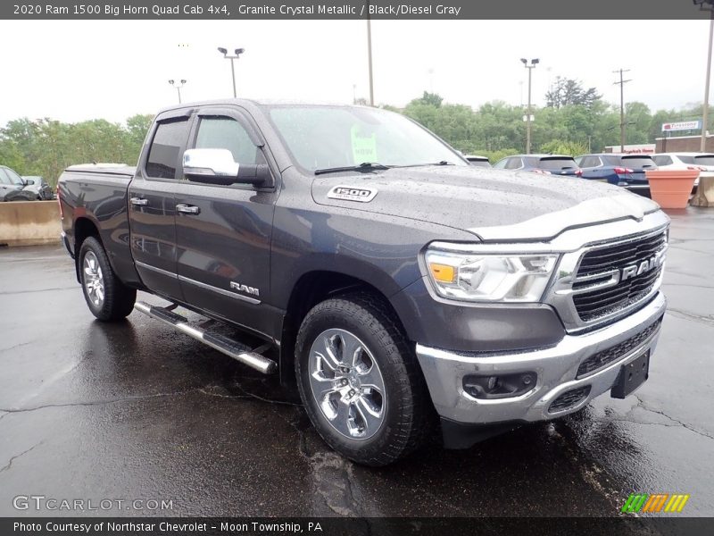 Granite Crystal Metallic / Black/Diesel Gray 2020 Ram 1500 Big Horn Quad Cab 4x4