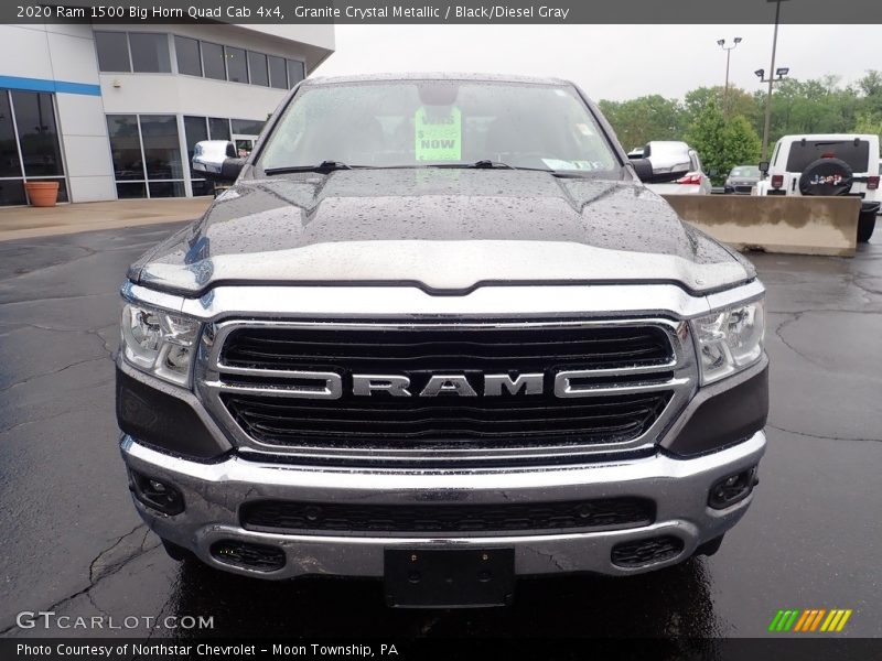 Granite Crystal Metallic / Black/Diesel Gray 2020 Ram 1500 Big Horn Quad Cab 4x4
