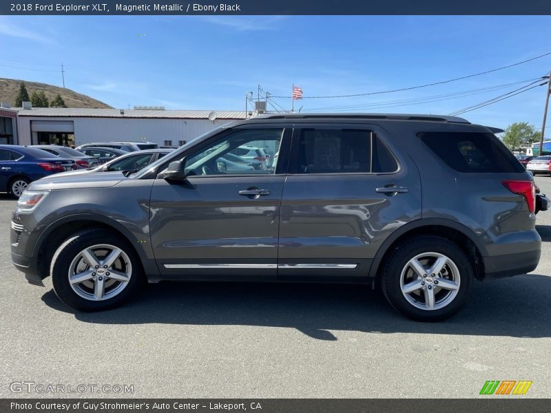 Magnetic Metallic / Ebony Black 2018 Ford Explorer XLT