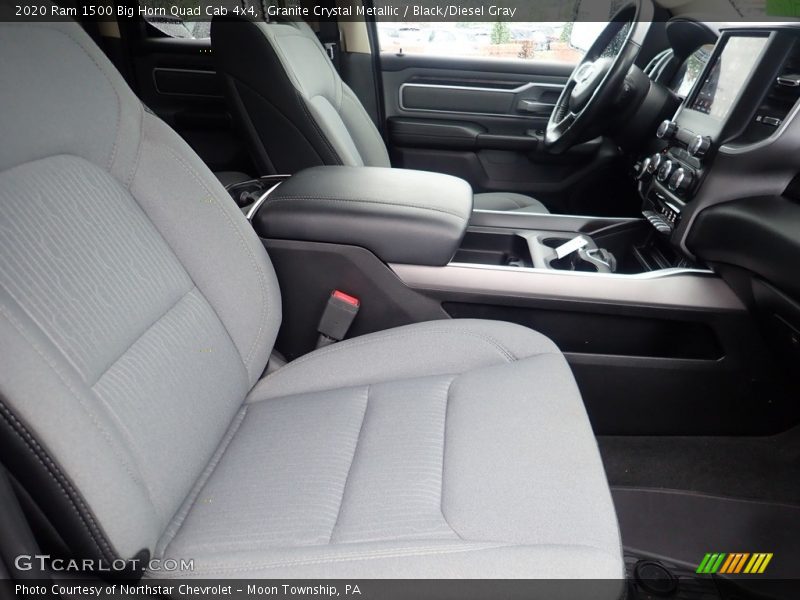 Granite Crystal Metallic / Black/Diesel Gray 2020 Ram 1500 Big Horn Quad Cab 4x4