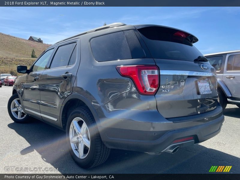 Magnetic Metallic / Ebony Black 2018 Ford Explorer XLT