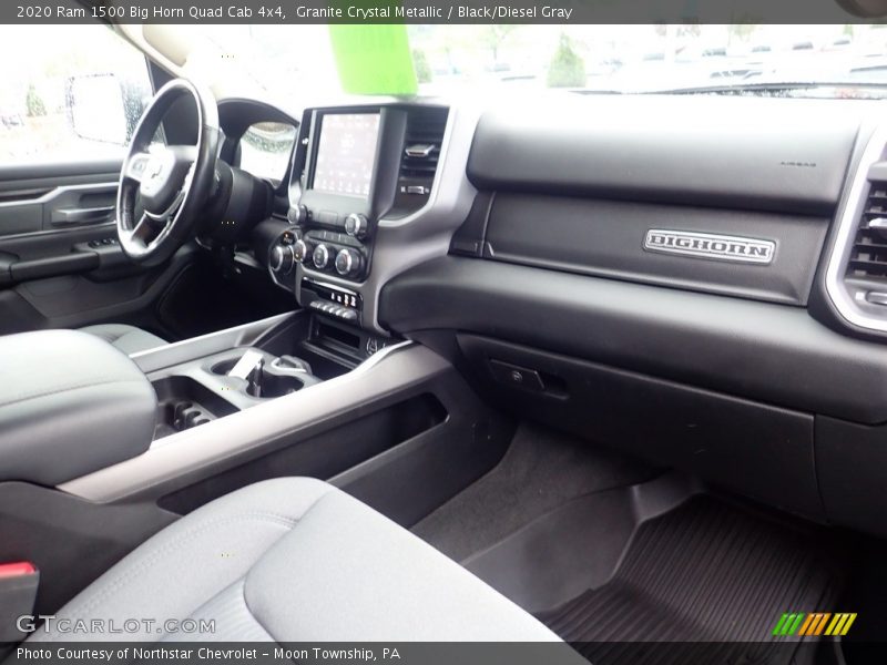 Granite Crystal Metallic / Black/Diesel Gray 2020 Ram 1500 Big Horn Quad Cab 4x4