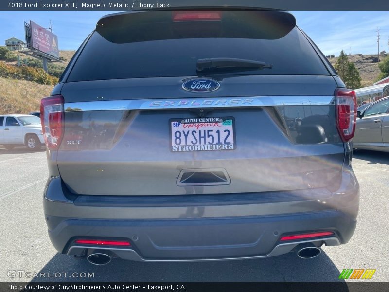 Magnetic Metallic / Ebony Black 2018 Ford Explorer XLT