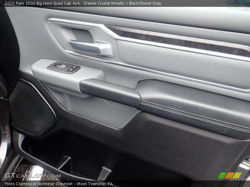 Granite Crystal Metallic / Black/Diesel Gray 2020 Ram 1500 Big Horn Quad Cab 4x4