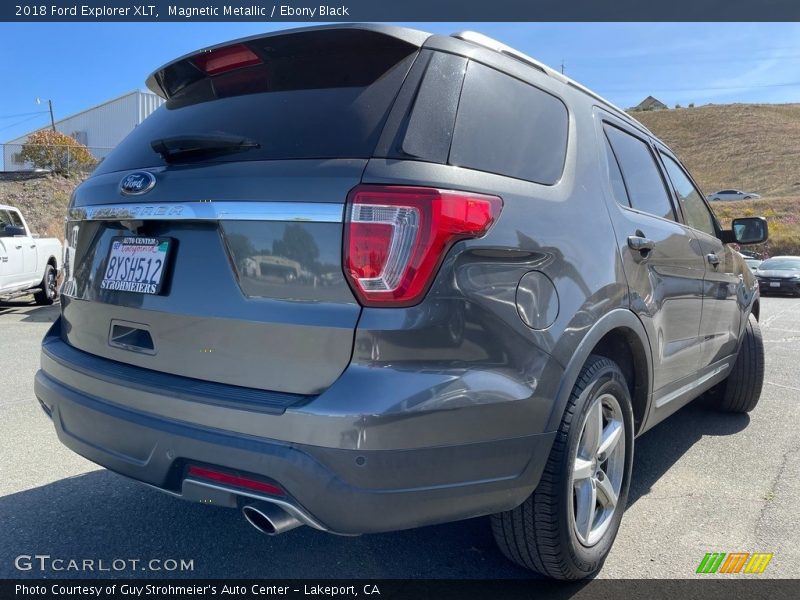 Magnetic Metallic / Ebony Black 2018 Ford Explorer XLT