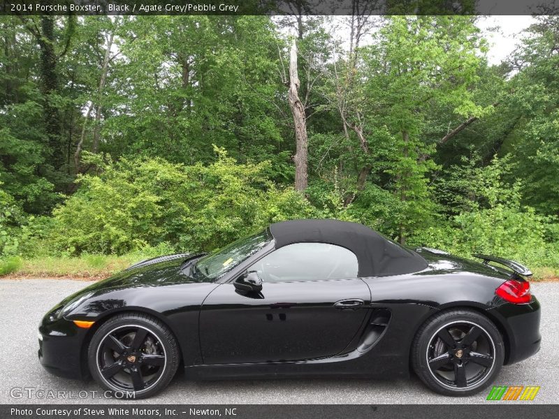 Black / Agate Grey/Pebble Grey 2014 Porsche Boxster