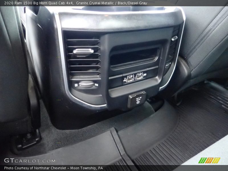 Granite Crystal Metallic / Black/Diesel Gray 2020 Ram 1500 Big Horn Quad Cab 4x4