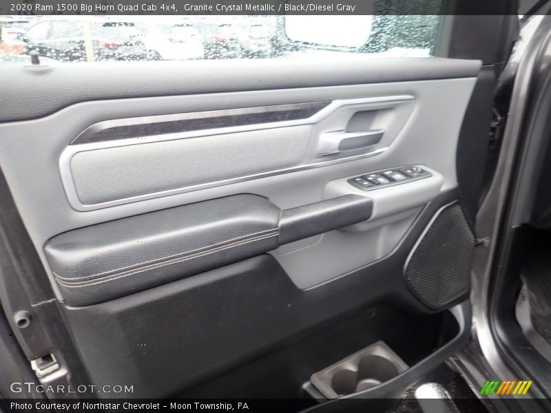 Granite Crystal Metallic / Black/Diesel Gray 2020 Ram 1500 Big Horn Quad Cab 4x4