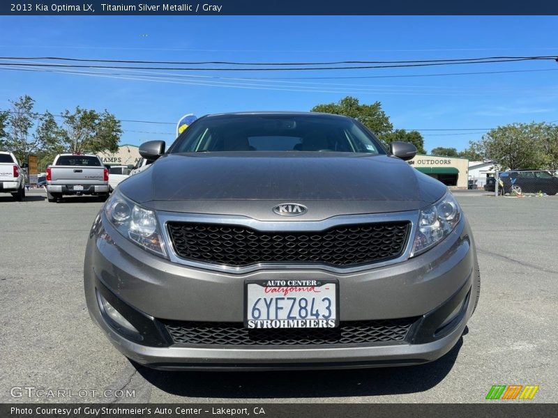Titanium Silver Metallic / Gray 2013 Kia Optima LX