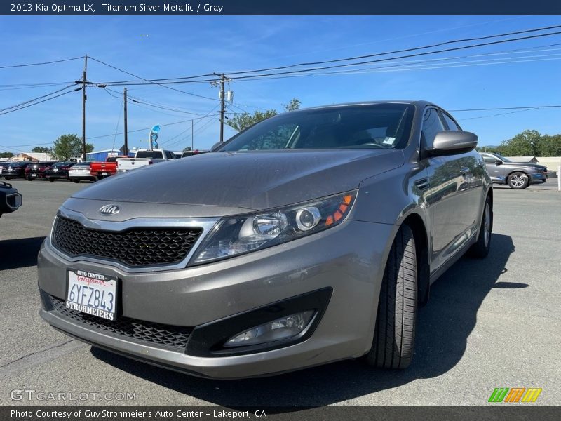 Titanium Silver Metallic / Gray 2013 Kia Optima LX