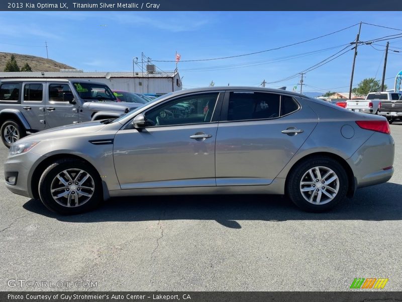 Titanium Silver Metallic / Gray 2013 Kia Optima LX