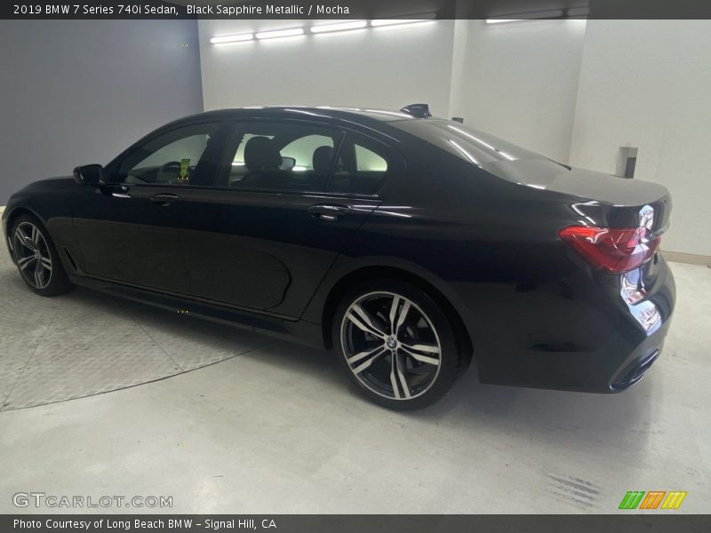 Black Sapphire Metallic / Mocha 2019 BMW 7 Series 740i Sedan