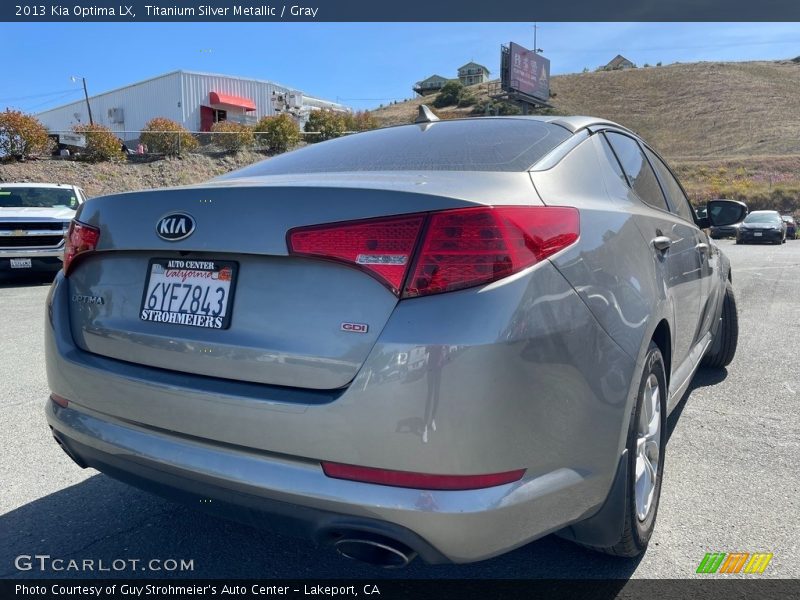 Titanium Silver Metallic / Gray 2013 Kia Optima LX