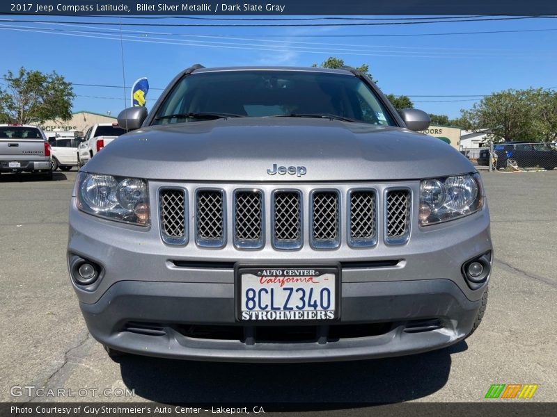 Billet Silver Metallic / Dark Slate Gray 2017 Jeep Compass Latitude