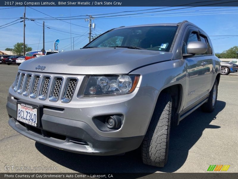 Billet Silver Metallic / Dark Slate Gray 2017 Jeep Compass Latitude