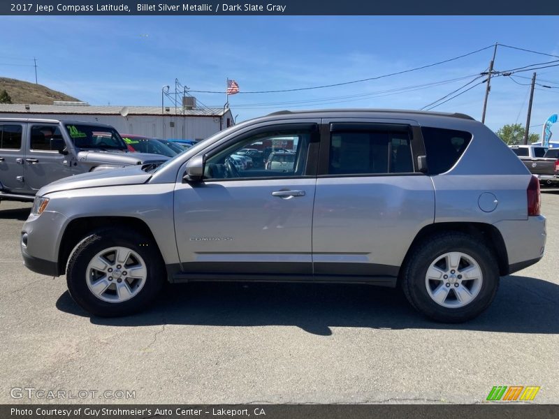 Billet Silver Metallic / Dark Slate Gray 2017 Jeep Compass Latitude