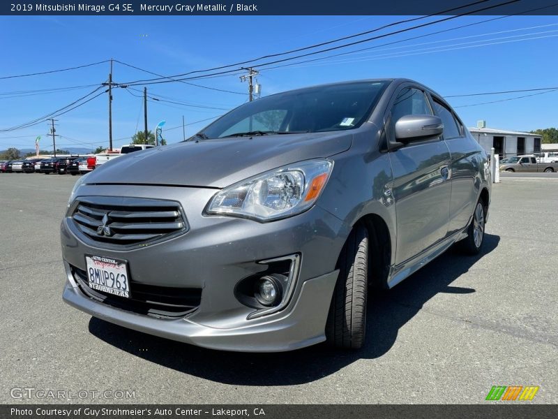 Mercury Gray Metallic / Black 2019 Mitsubishi Mirage G4 SE