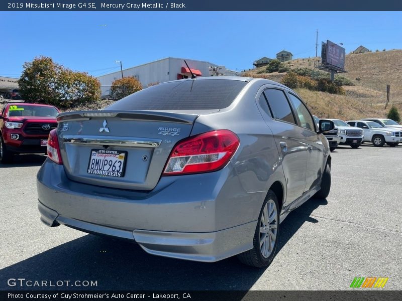 Mercury Gray Metallic / Black 2019 Mitsubishi Mirage G4 SE