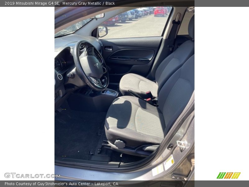 Mercury Gray Metallic / Black 2019 Mitsubishi Mirage G4 SE