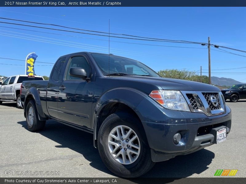 Arctic Blue Metallic / Graphite 2017 Nissan Frontier SV King Cab
