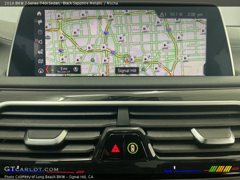 Black Sapphire Metallic / Mocha 2019 BMW 7 Series 740i Sedan