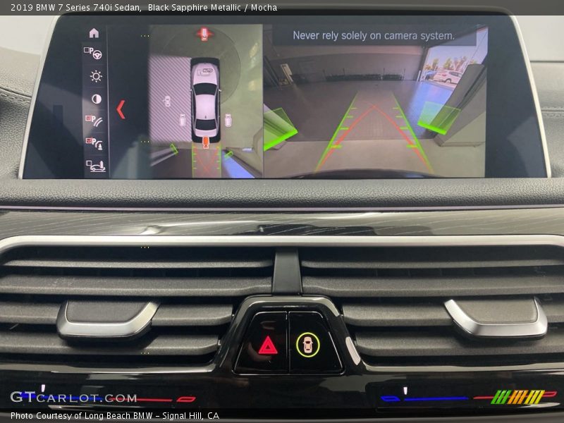 Black Sapphire Metallic / Mocha 2019 BMW 7 Series 740i Sedan