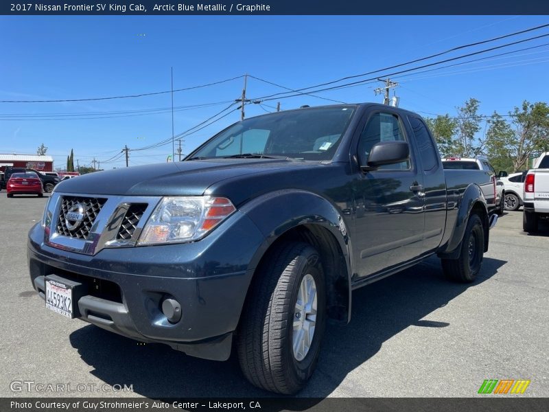 Arctic Blue Metallic / Graphite 2017 Nissan Frontier SV King Cab