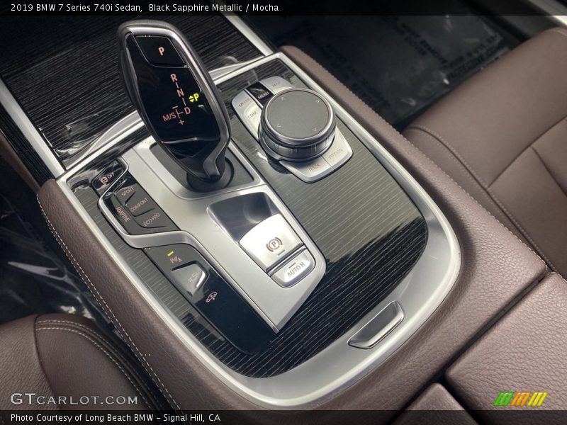 Black Sapphire Metallic / Mocha 2019 BMW 7 Series 740i Sedan