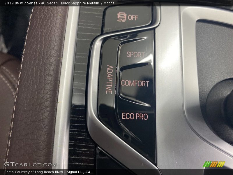 Black Sapphire Metallic / Mocha 2019 BMW 7 Series 740i Sedan