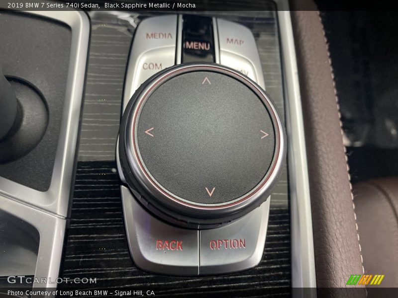 Black Sapphire Metallic / Mocha 2019 BMW 7 Series 740i Sedan