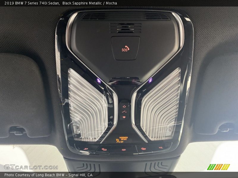 Black Sapphire Metallic / Mocha 2019 BMW 7 Series 740i Sedan
