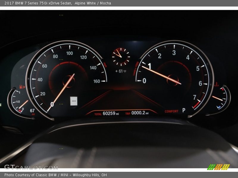 Alpine White / Mocha 2017 BMW 7 Series 750i xDrive Sedan