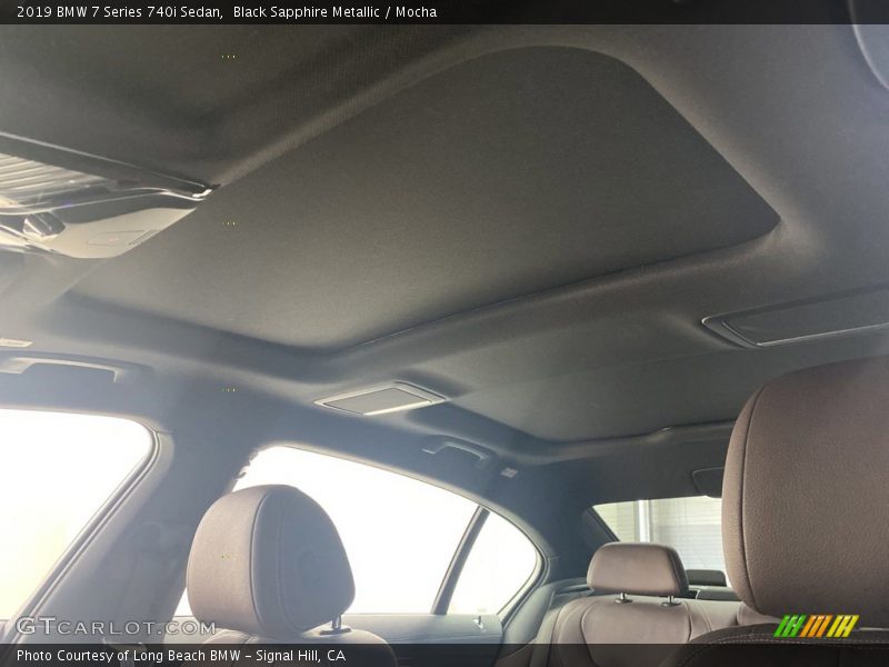 Black Sapphire Metallic / Mocha 2019 BMW 7 Series 740i Sedan