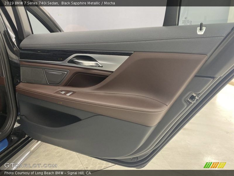 Black Sapphire Metallic / Mocha 2019 BMW 7 Series 740i Sedan