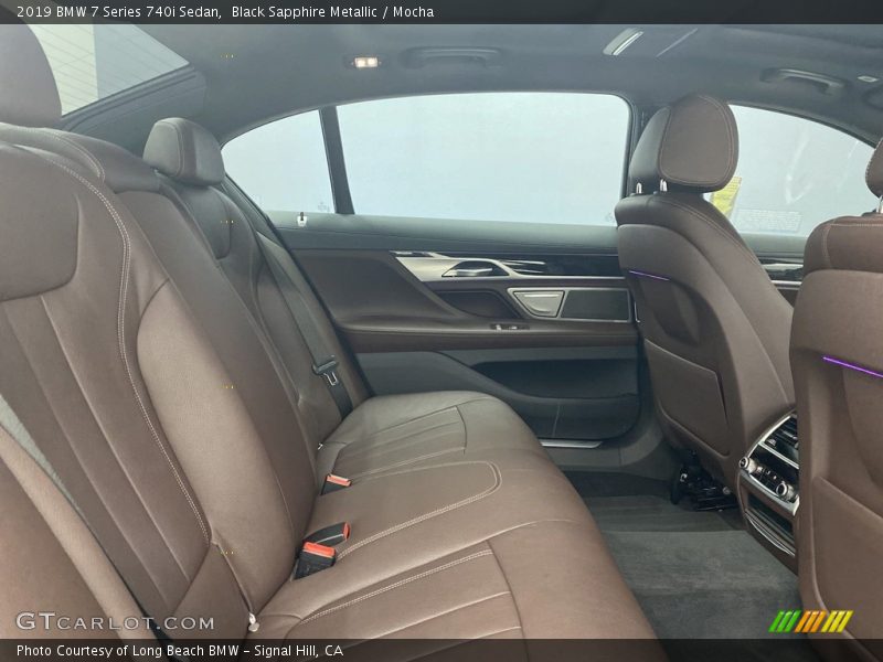 Black Sapphire Metallic / Mocha 2019 BMW 7 Series 740i Sedan