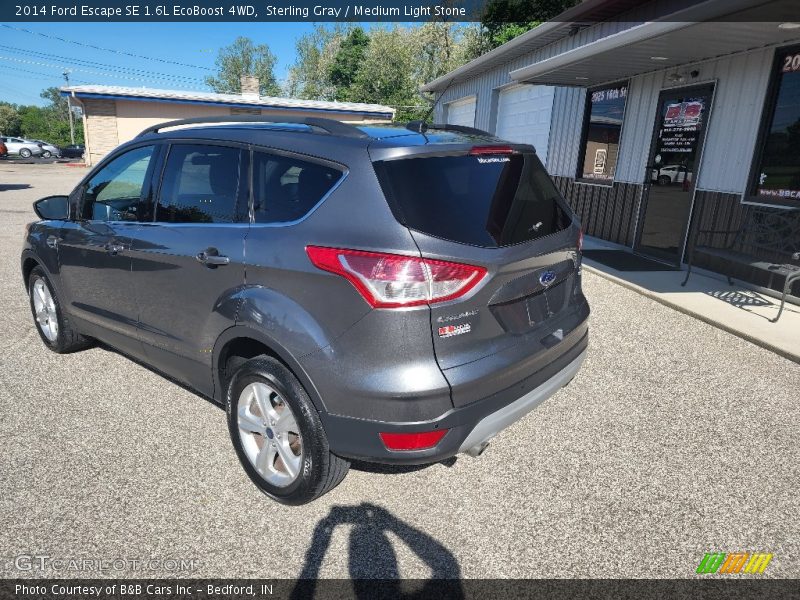 Sterling Gray / Medium Light Stone 2014 Ford Escape SE 1.6L EcoBoost 4WD
