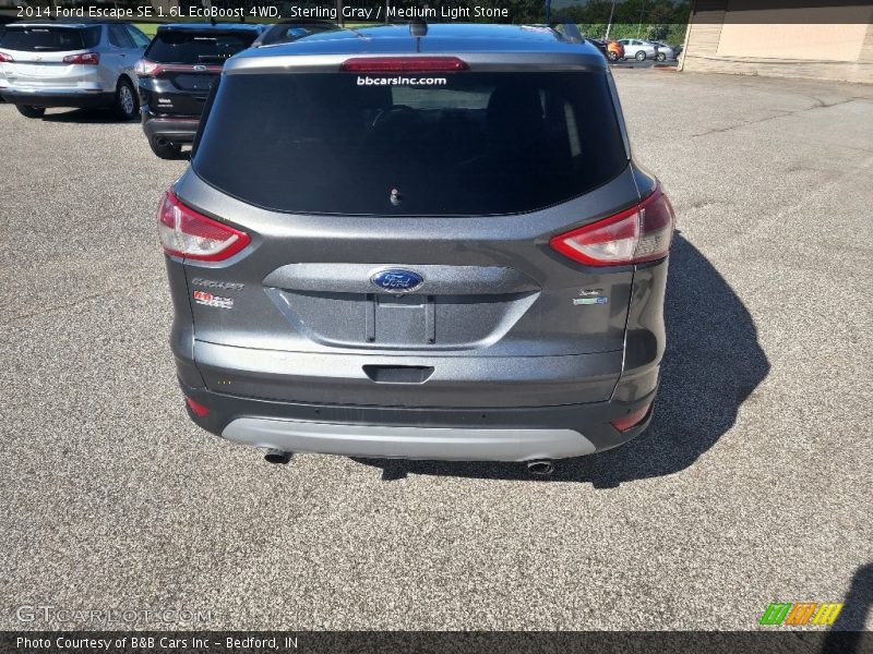 Sterling Gray / Medium Light Stone 2014 Ford Escape SE 1.6L EcoBoost 4WD