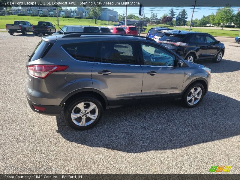 Sterling Gray / Medium Light Stone 2014 Ford Escape SE 1.6L EcoBoost 4WD