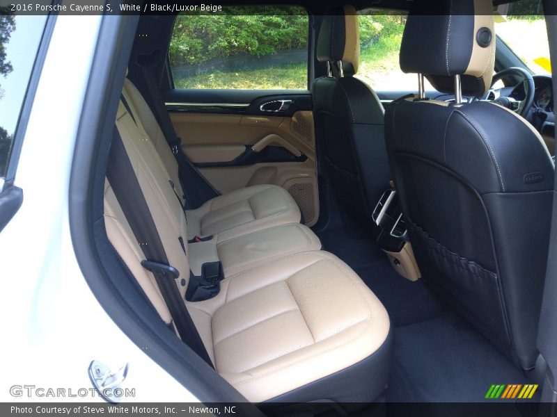 Rear Seat of 2016 Cayenne S