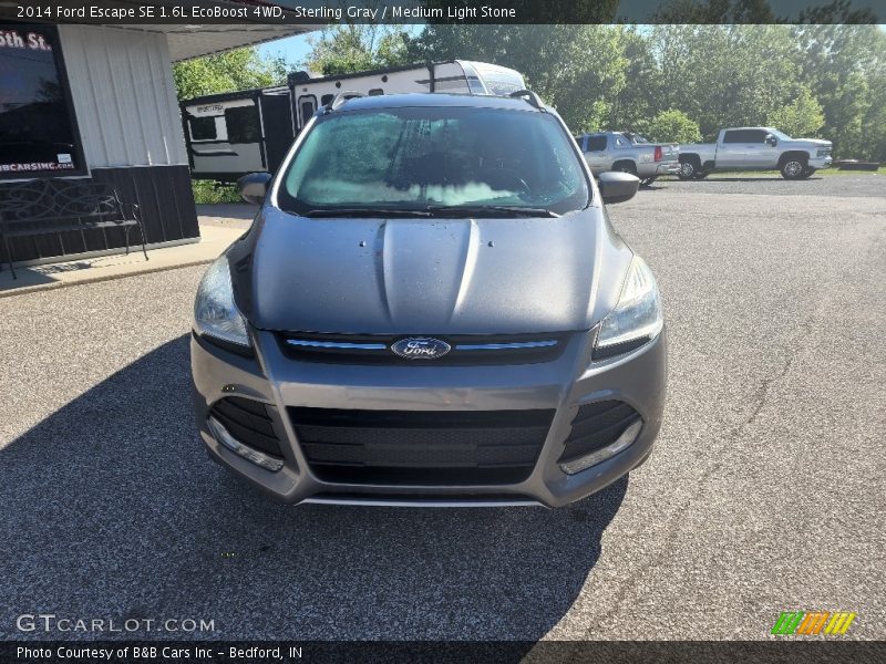 Sterling Gray / Medium Light Stone 2014 Ford Escape SE 1.6L EcoBoost 4WD