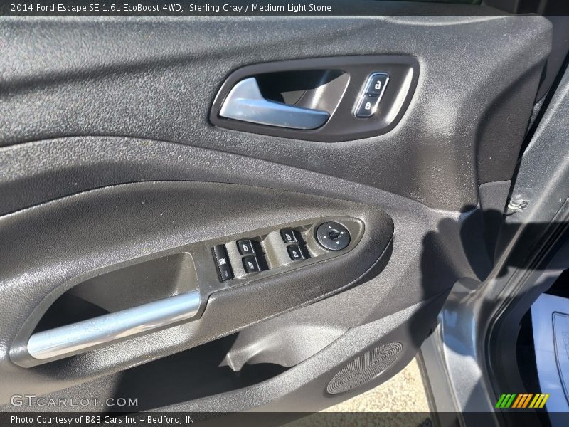 Sterling Gray / Medium Light Stone 2014 Ford Escape SE 1.6L EcoBoost 4WD