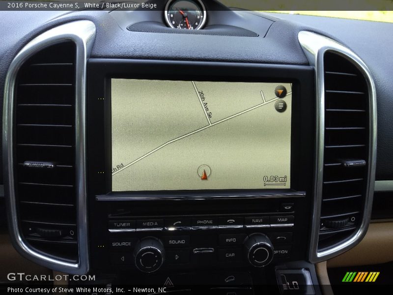 Navigation of 2016 Cayenne S